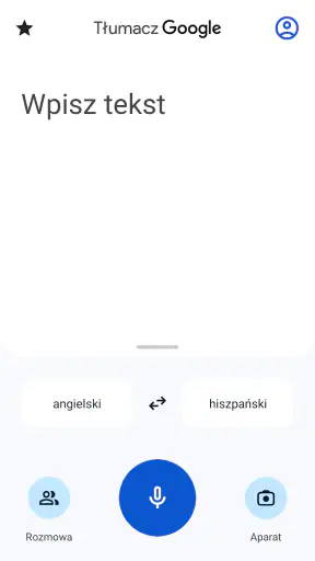 Tłumacz Google screenshot