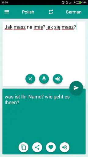 Tłumacz polsko-niemiecki screenshot