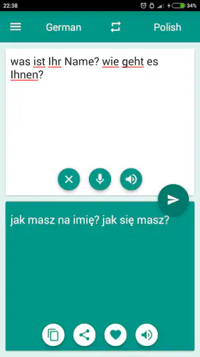 Tłumacz polsko-niemiecki screenshot