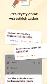 Todoist: to do list, Kalendarz screenshot