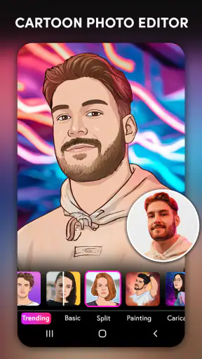 ToonApp Edytor Zdjęć Kreskówek screenshot