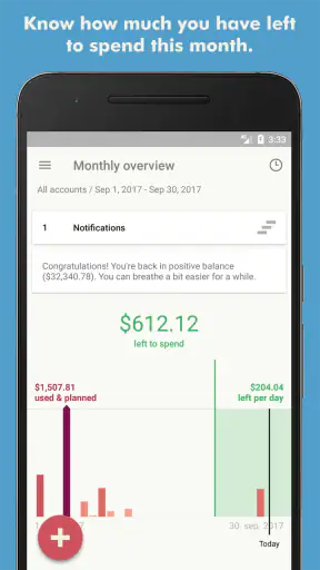 Toshl Finance - budżet screenshot