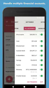 Toshl Finance - budżet screenshot