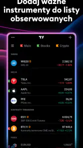 TradingView - Akcje & Krypto screenshot