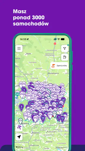 Traficar carsharing screenshot