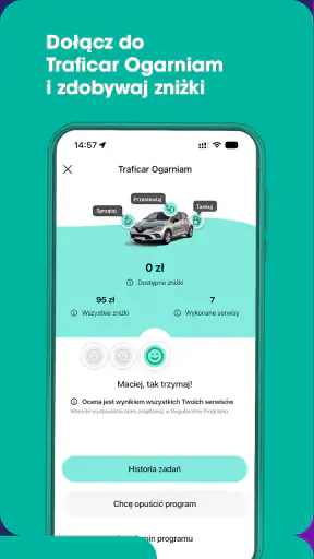 Traficar carsharing screenshot