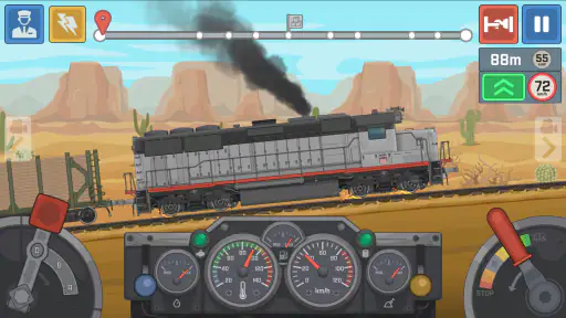 Train Simulator – kolej 2D screenshot