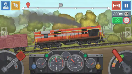 Train Simulator – kolej 2D screenshot