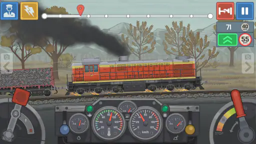 Train Simulator – kolej 2D screenshot