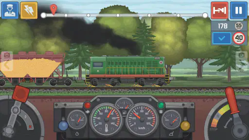 Train Simulator – kolej 2D screenshot