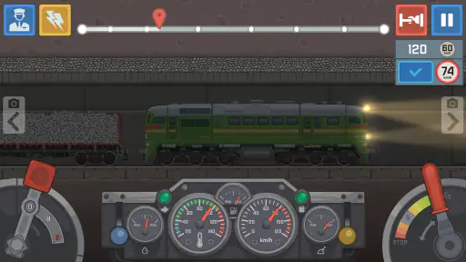 Train Simulator – kolej 2D screenshot