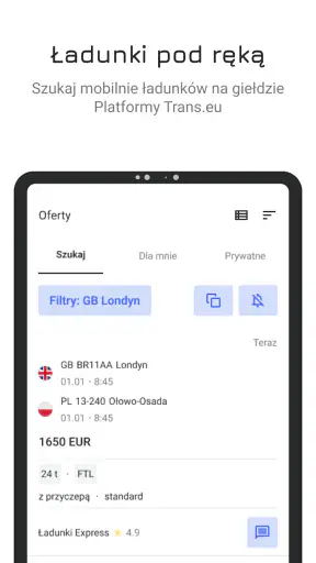 Trans.eu screenshot