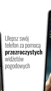 Transparent zegar i pogoda screenshot