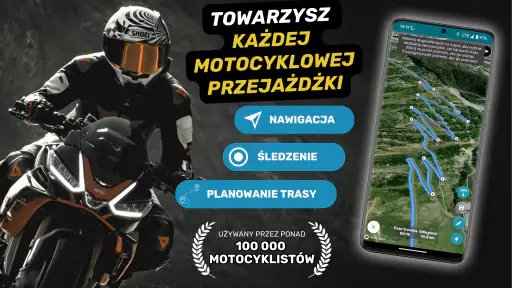 Trasy motocyklowe z Motobit screenshot