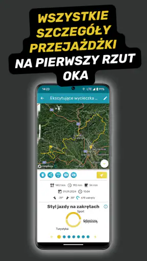 Trasy motocyklowe z Motobit screenshot