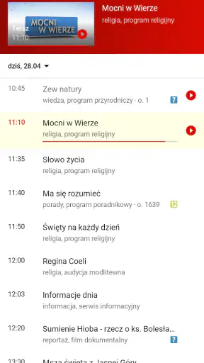 Trwam TV screenshot