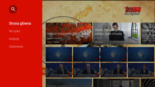 Trwam TV na Android TV screenshot