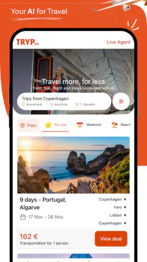 Tryp.com screenshot