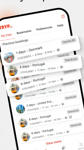 Tryp.com screenshot