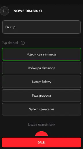 Turnieje: Tournament Maker screenshot