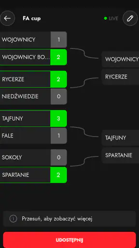 Turnieje: Tournament Maker screenshot