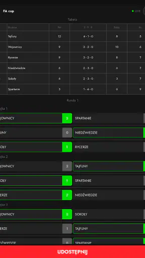 Turnieje: Tournament Maker screenshot