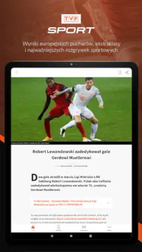 TVP Sport (Android TV) screenshot