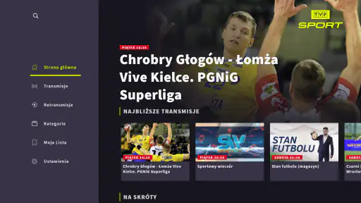 TVP Sport (Android TV) screenshot
