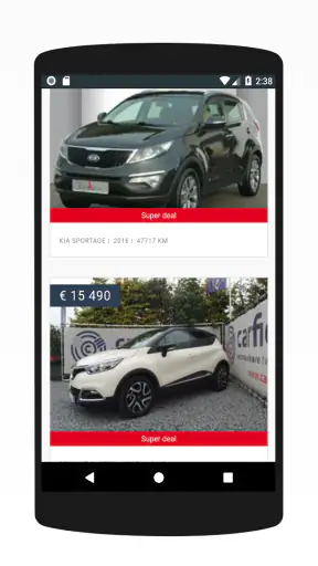 Tweedehands Auto België screenshot