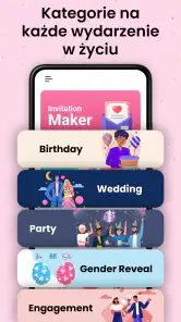 Twórca kart zaproszeń screenshot