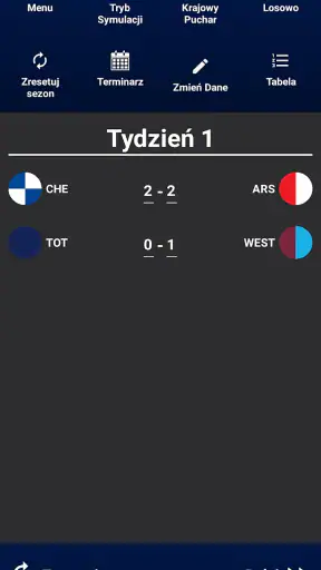 Twórca Ligi Piłkarskiej screenshot