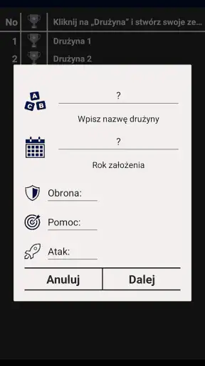 Twórca Ligi Piłkarskiej screenshot
