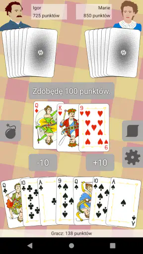 Tysiąc (1000) - gra karciana screenshot