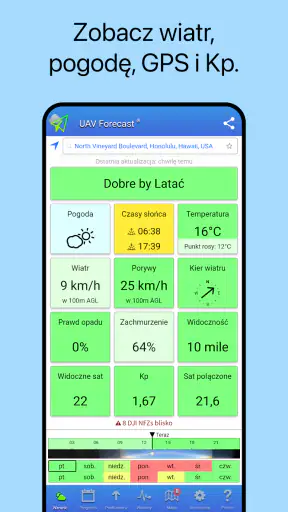 UAV Forecast dla dronów screenshot