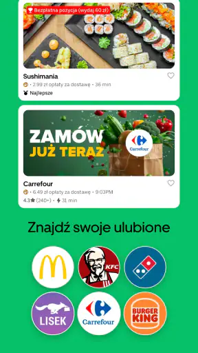 Uber Eats: dostawa jedzenia screenshot