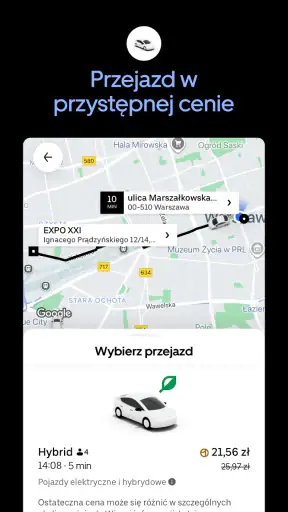 Uber Zamawiaj przejazdy i taxi screenshot