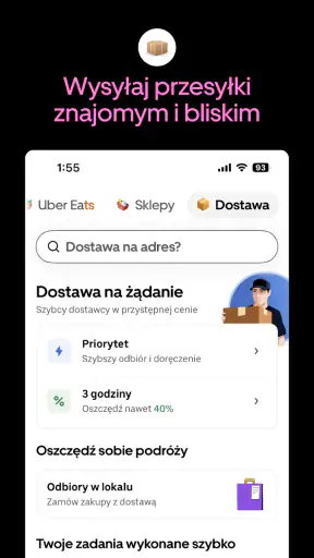 Uber Zamawiaj przejazdy i taxi screenshot