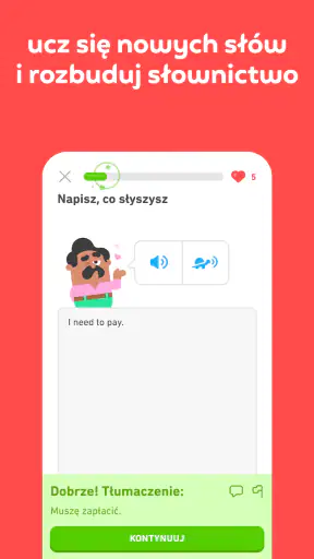 Ucz się języków z Duolingo screenshot
