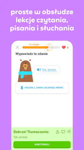 Ucz się języków z Duolingo screenshot