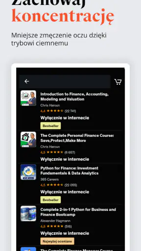 Udemy — kursy internetowe screenshot