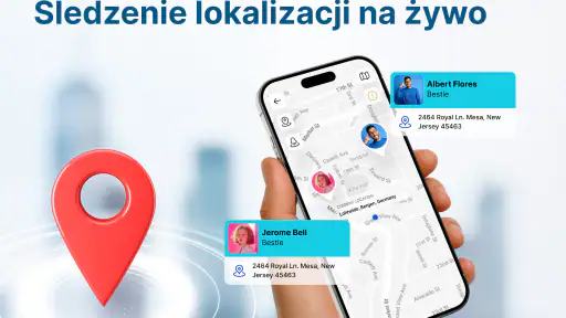 Udostępnianie lokalizacji GPS screenshot