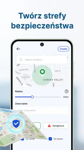 Udostępnianie lokalizacji GPS screenshot
