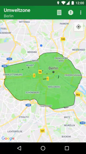 Umweltzone screenshot