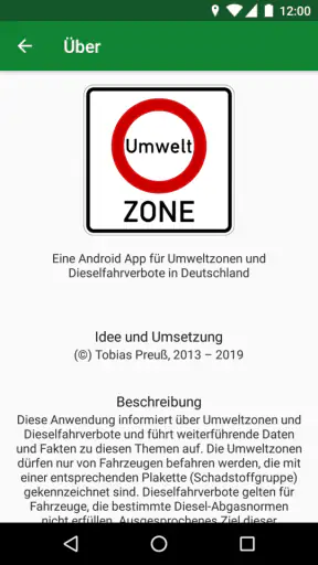 Umweltzone screenshot