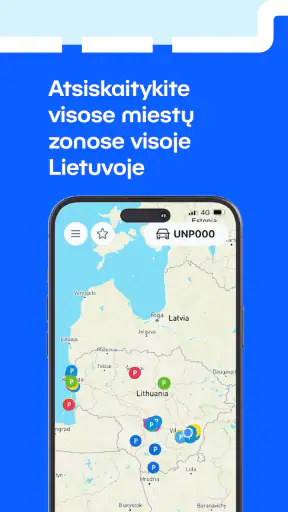 UNIPARK - parking APP screenshot