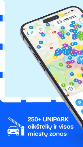 UNIPARK - parking APP screenshot