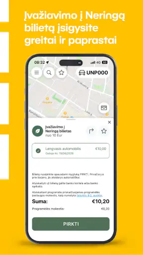 UNIPARK - parking APP screenshot