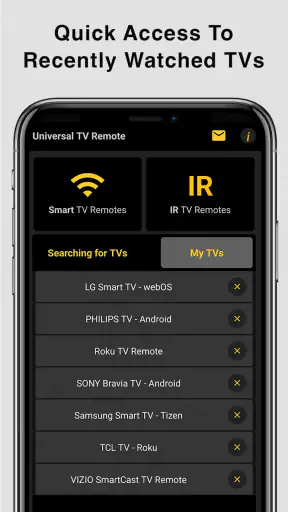 Universal TV Remote Control screenshot