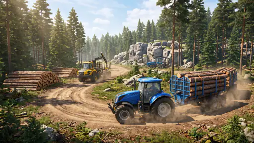 US Farming Tractor Game 3D screenshot