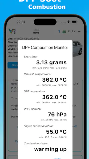 V-Tool OBD Scanner screenshot